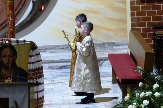 Greckokatolicka liturgia paschalna w Bielsku-Białej-Leszczynach 2023