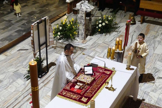 Greckokatolicka liturgia paschalna w Bielsku-Białej-Leszczynach 2023