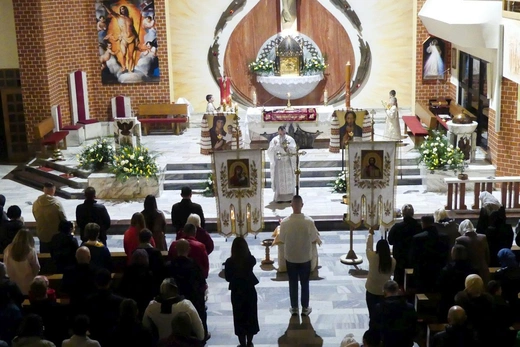Greckokatolicka liturgia paschalna w Bielsku-Białej-Leszczynach 2023