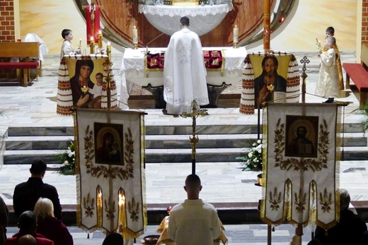 Greckokatolicka liturgia paschalna w Bielsku-Białej-Leszczynach 2023