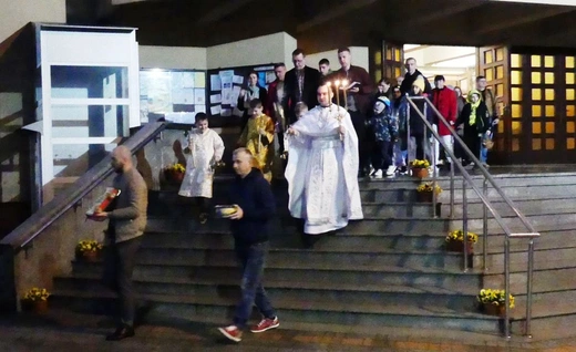 Greckokatolicka liturgia paschalna w Bielsku-Białej-Leszczynach 2023