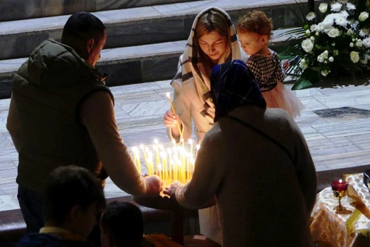 Greckokatolicka liturgia paschalna w Bielsku-Białej-Leszczynach 2023