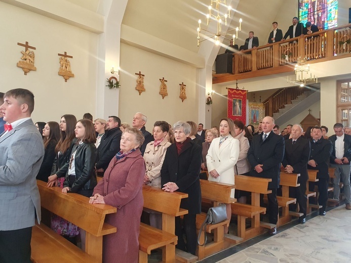 Bierzmowanie w Podłopieniu