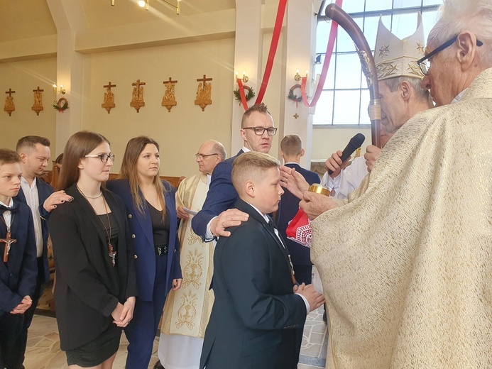 Bierzmowanie w Podłopieniu