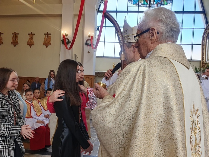 Bierzmowanie w Podłopieniu