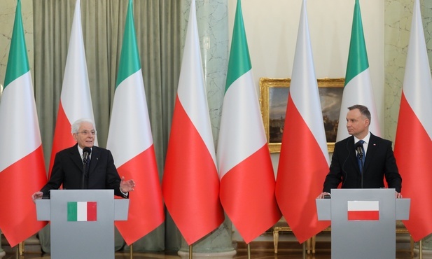 Prezydenci Polski i Włoch o potrzebie dalszej pomocy Ukrainie