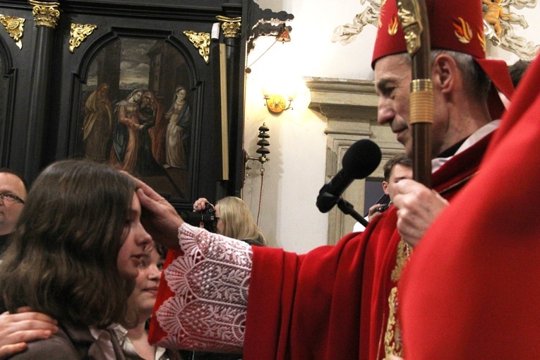 Bierzmowanie u św. Mikołaja w Bochni