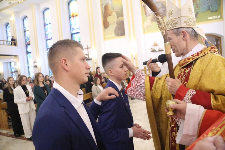 Bierzmowanie w Łukowicy