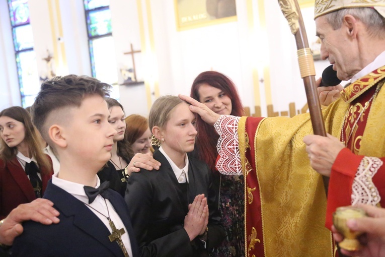 Bierzmowanie w Łukowicy