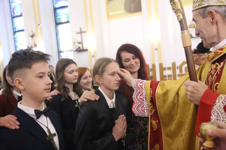 Bierzmowanie w Łukowicy