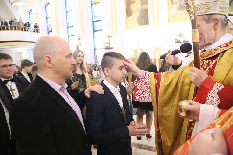 Bierzmowanie w Łukowicy