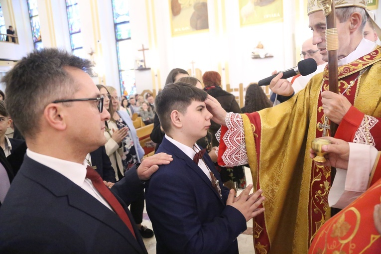 Bierzmowanie w Łukowicy