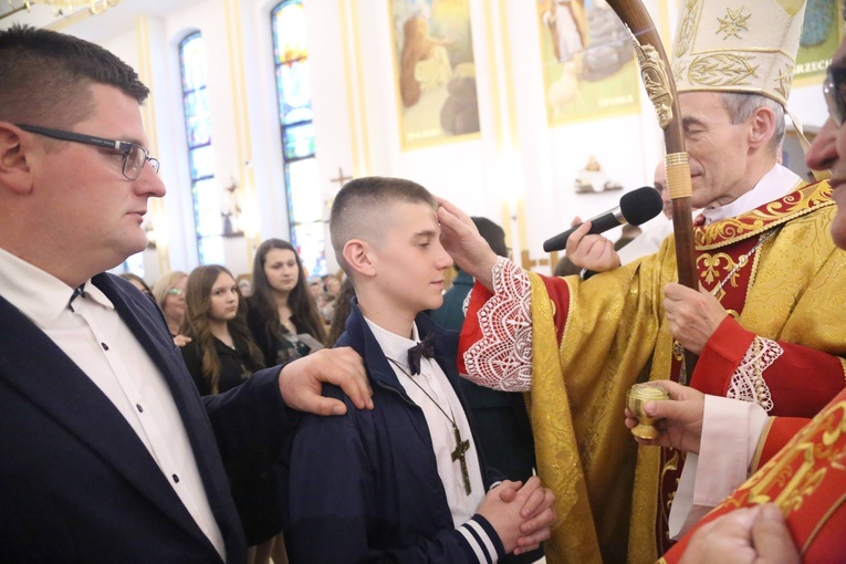 Bierzmowanie w Łukowicy