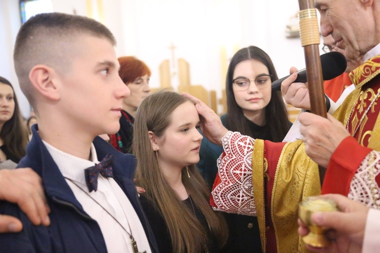 Bierzmowanie w Łukowicy