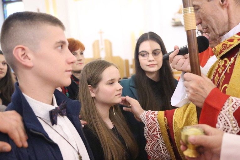 Bierzmowanie w Łukowicy