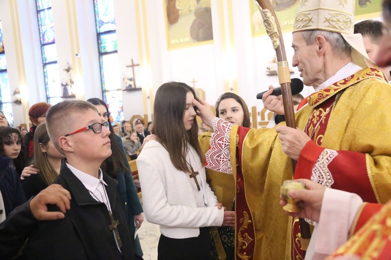 Bierzmowanie w Łukowicy
