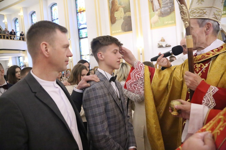 Bierzmowanie w Łukowicy