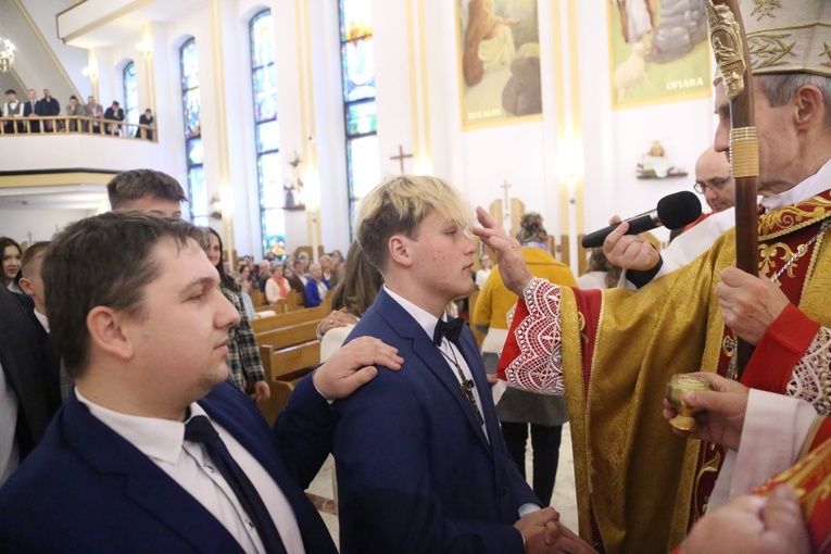 Bierzmowanie w Łukowicy