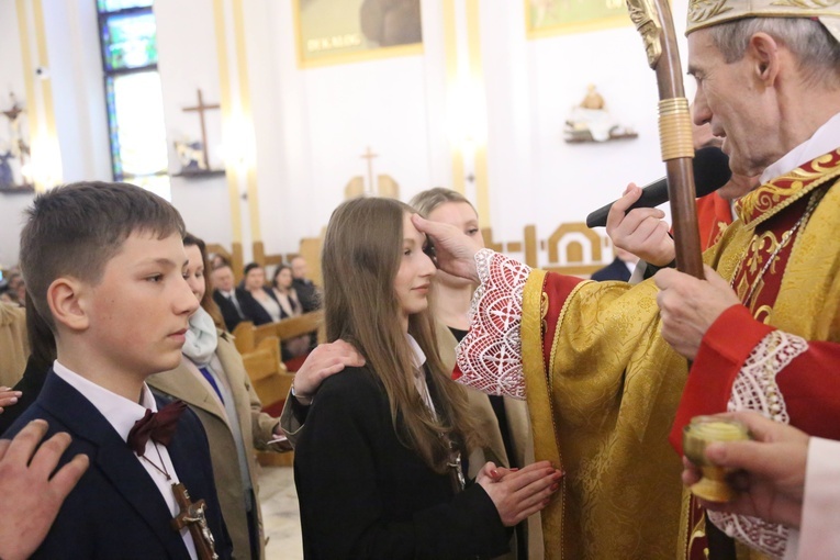 Bierzmowanie w Łukowicy