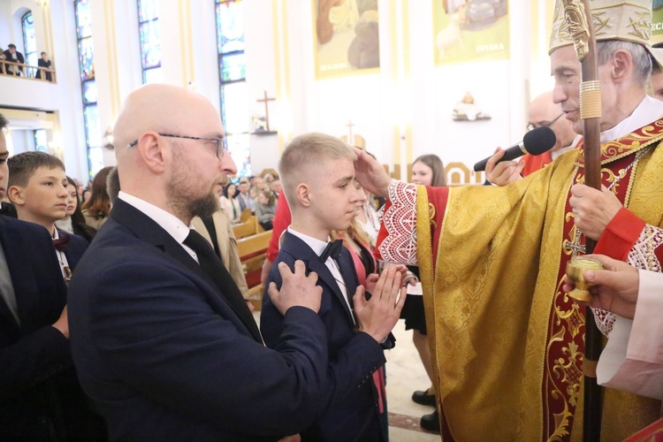 Bierzmowanie w Łukowicy