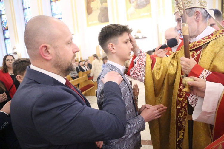 Bierzmowanie w Łukowicy