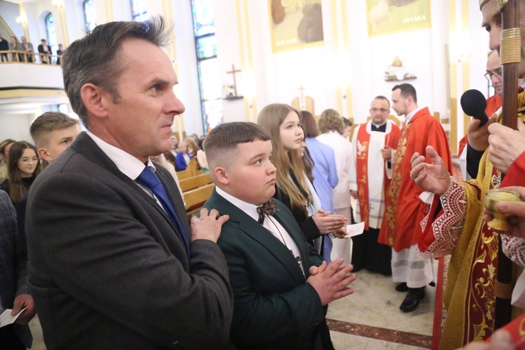 Bierzmowanie w Łukowicy