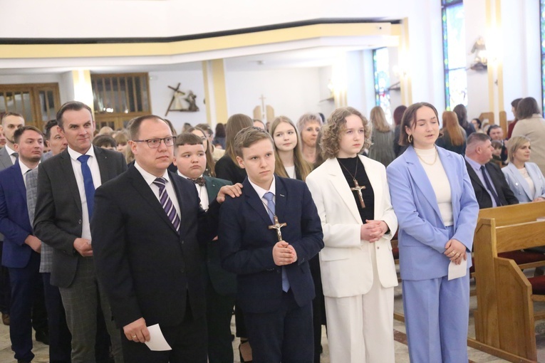Bierzmowanie w Łukowicy