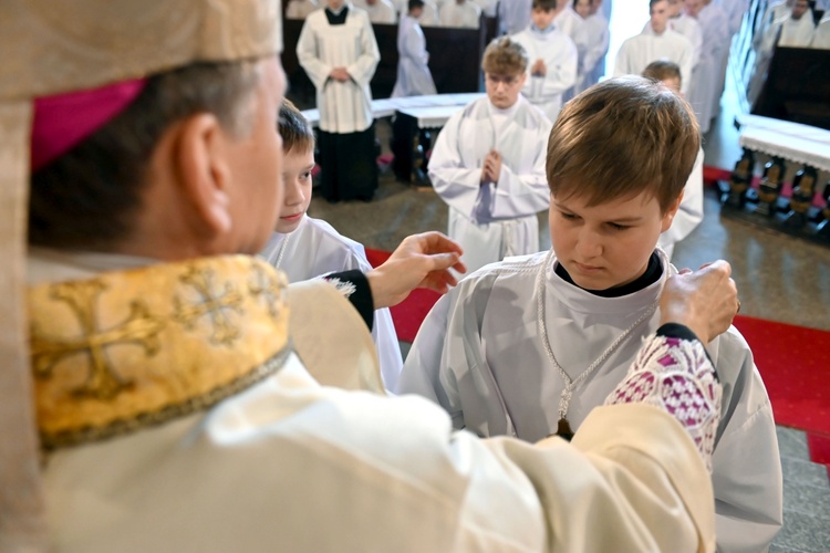 Promocja ceremoniarzy i lektorów w świdnickiej katedrze 