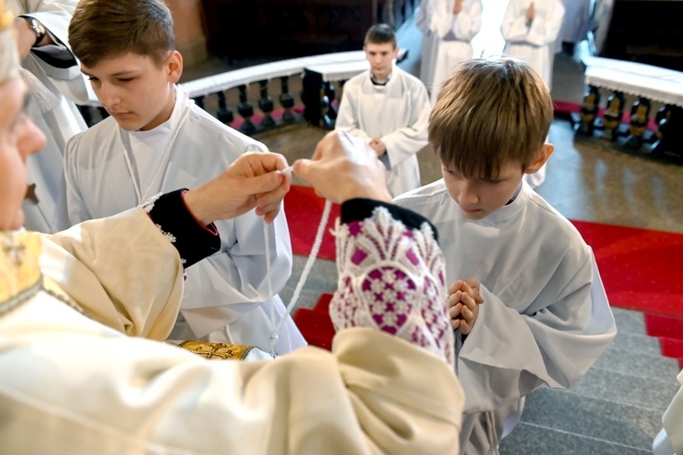 Promocja ceremoniarzy i lektorów w świdnickiej katedrze 