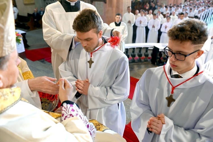 Promocja ceremoniarzy i lektorów w świdnickiej katedrze 