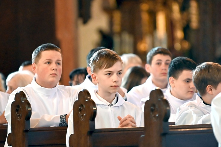 Promocja ceremoniarzy i lektorów w świdnickiej katedrze 