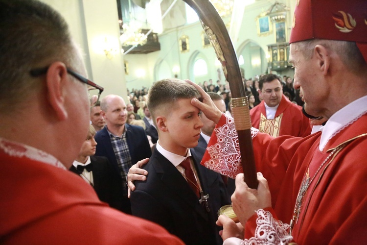 Bierzmowanie w Pleśnej