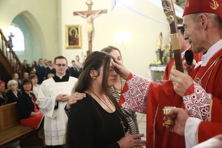 Bierzmowanie w Pleśnej