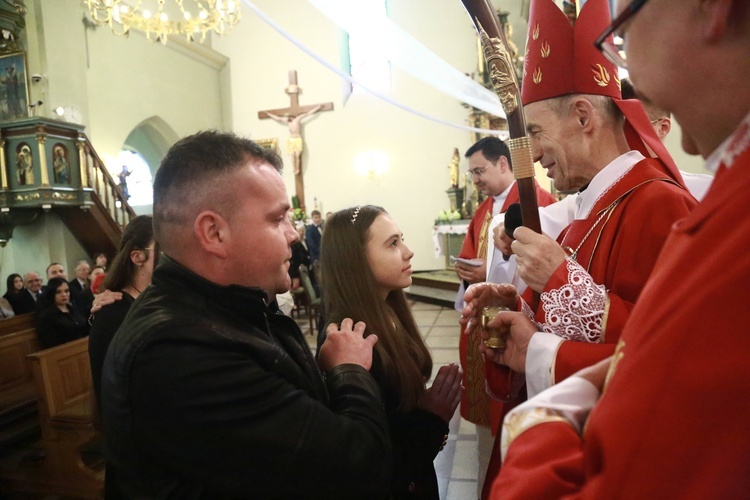 Bierzmowanie w Pleśnej