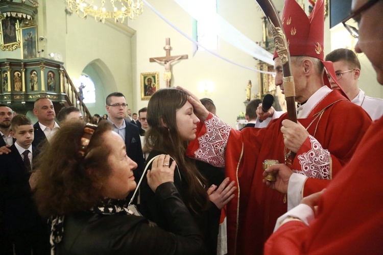 Bierzmowanie w Pleśnej