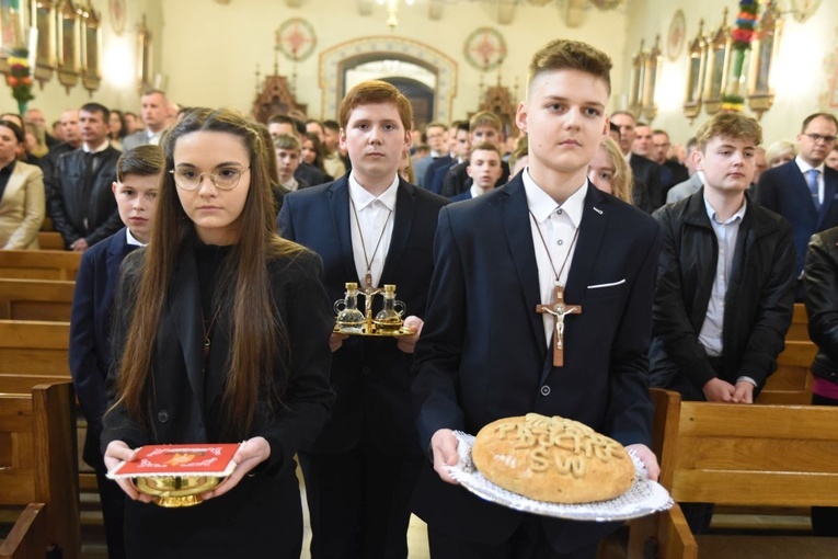 Bierzmowanie w Starym Wiśniczu