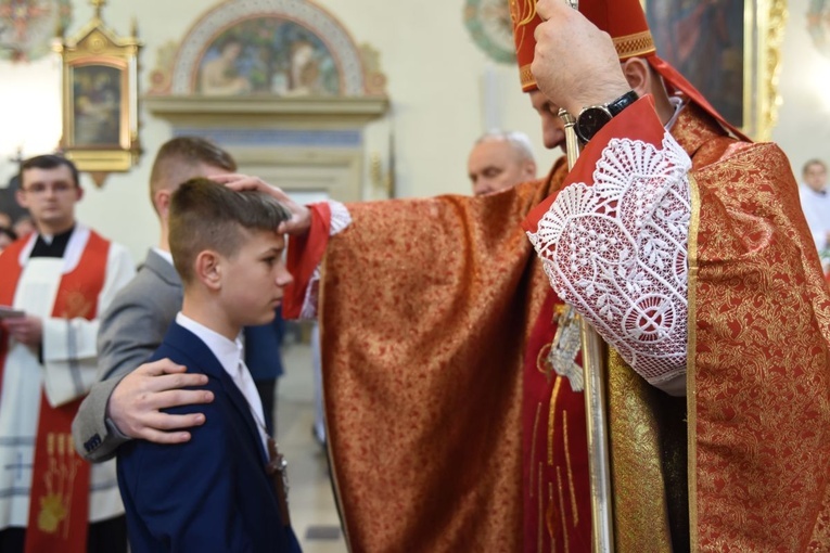 Bierzmowanie w Starym Wiśniczu