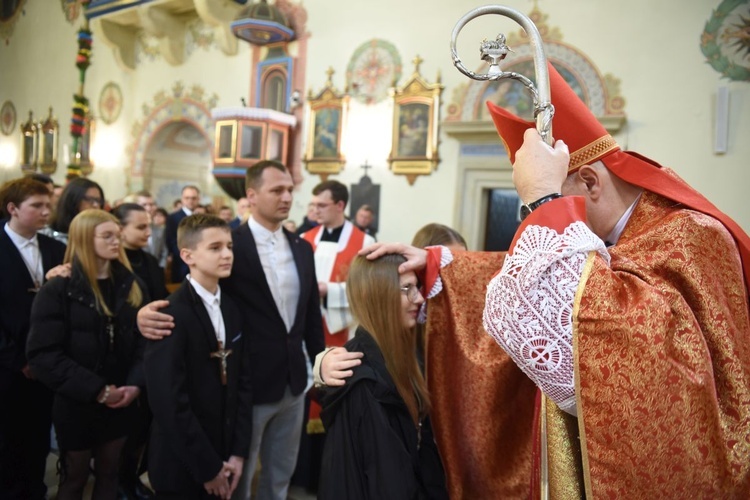 Bierzmowanie w Starym Wiśniczu