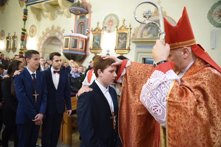 Bierzmowanie w Starym Wiśniczu