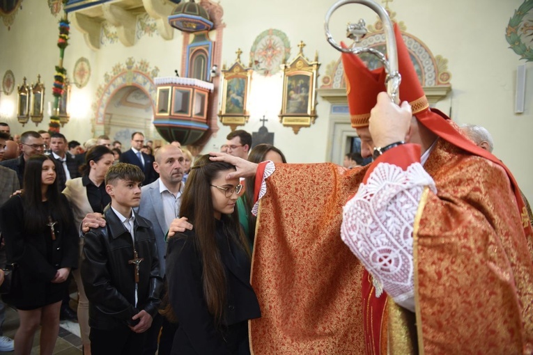 Bierzmowanie w Starym Wiśniczu