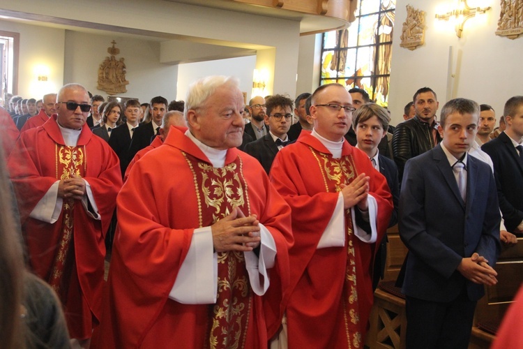 Bierzmowanie w Rajbrocie