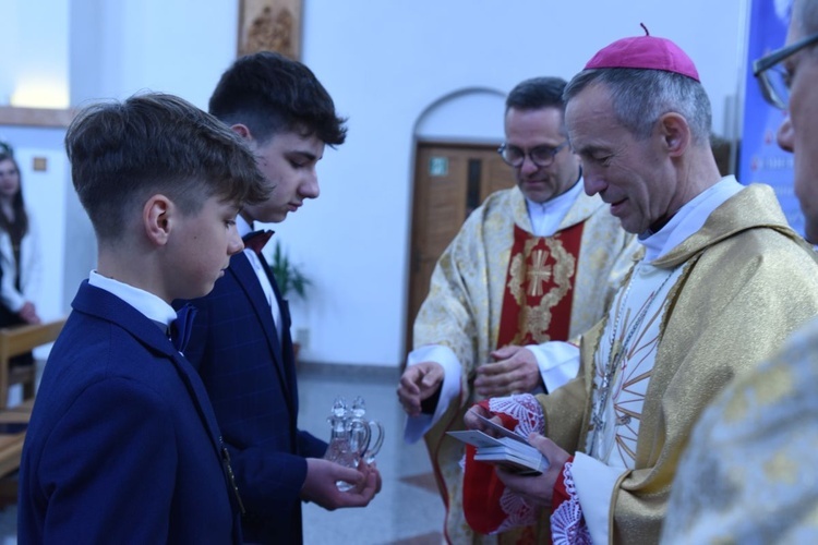 Bierzmowanie w Uściu Gorlickim