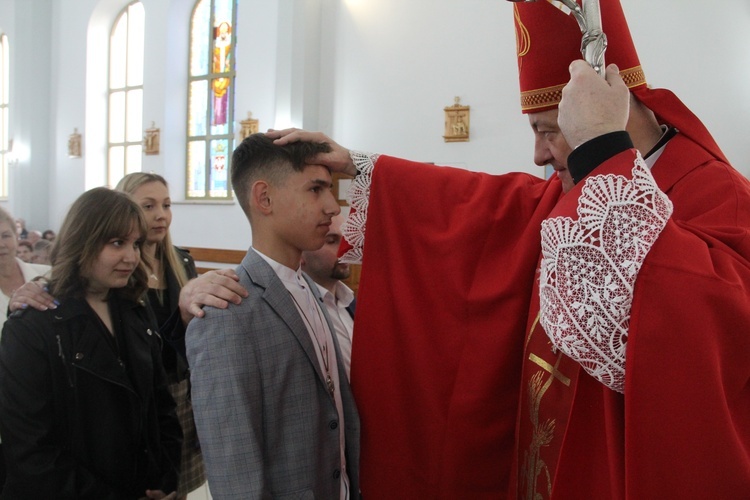 Bierzmowanie w Wojnarowej