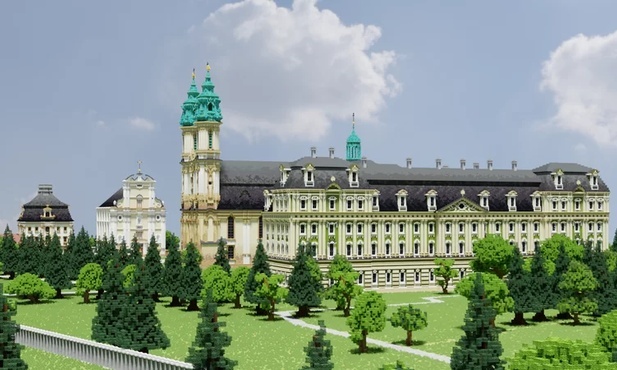 Krzeszowskie sanktuarium w Minecrafcie