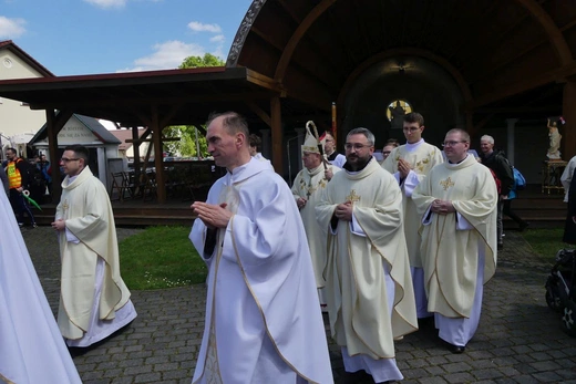 Msza św. pielgrzymów łagiewnickich w Hałcnowie - 2023