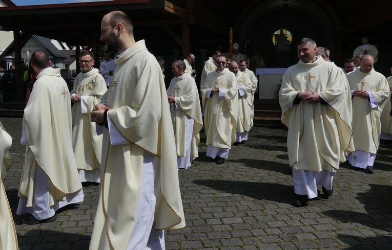 Msza św. pielgrzymów łagiewnickich w Hałcnowie - 2023