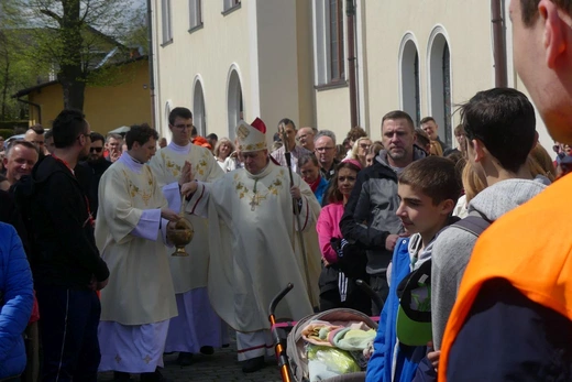 Msza św. pielgrzymów łagiewnickich w Hałcnowie - 2023