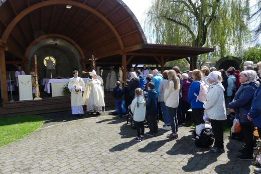 Msza św. pielgrzymów łagiewnickich w Hałcnowie - 2023