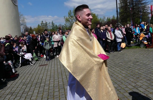 Msza św. pielgrzymów łagiewnickich w Hałcnowie - 2023