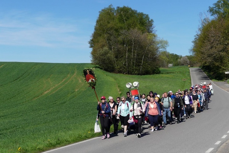 Z Witkowic do Wieprza - II dzień w drodze do Łagiewnik